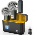 Juhtmevaba revalier-mikrofon USB-C iPhone'ile ja Androidile