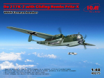 Liimitav mudel ICM 48275 WWII German bomber Do 217K-2 with Gliding bombs Fritz-X 1/48