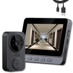 video uksekell monitoridega, Dvicrypt &uuml;hendus, HD, Bluetooth, 1 tk