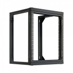 Seinale kinnitatav serveririiul, 12U, 52x45.5 cm, must, s&uuml;sinikteras
