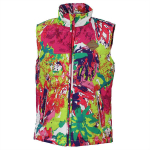 Huppa Laste kevad-s&uuml;gis vest STEVE, white flower pattern