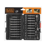 Must silmus Black & Decker A7202 38-osaline kruvimiskomplekt...