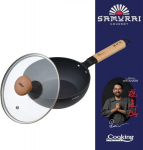 WOK pann, kaanega, alumiiniumist, keraamilise kattega 20x7 cm HR-SNT-WC20, COOKING BY HEINNER