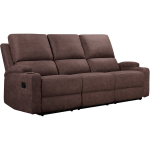 Diivan-recliner Notio Living Dallas, tumepruun