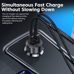 Auto kiirlaadimise adapter MBMP 50W (USB-A + USB-C)