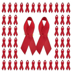 Punased satiinpaelad Wandic, 100 tk.