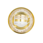 Royal Gold Cream tee-/kohvitass 0,22 l koos alustassiga &Oslash; 16,5 cm