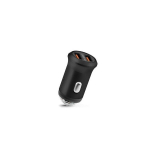 Fonex 2xUSB autolaadija SC2MB, 2.1A, must