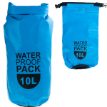 10 l veekindel matkamiseks m&otilde;eldud kuivkott-seljakott, sinine