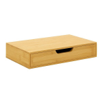 Seina riiul &ouml;&ouml;kapp sahtliga Bambus 40x24x8 cm