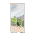 Wzlxcxxy magnetiline s&auml;&auml;sev&otilde;rk uksele 80x230cm, valge