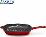 Grillpann emaileeritud malmist 26.5x4.5 cm HR-KN-G26, COOKING BY HEINNER