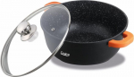 Alumiiniumkatel kaanega 4.4L, 24 x 11.5 CM, HR-SCO-A0324A, COOKING BY HEINNER