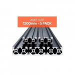 Alumiiniumprofiil 2040 &ndash; Lineaarjuhik 1200 x 20 x 40 mm (5 tk. komplekt)