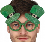Rohelised prilliraamid St. For St. Patrick's Day ristiku ja k&uuml;bara motiiviga