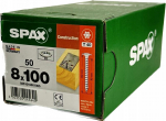Spax puidukruvid 8x100mm, 50 tk, lamepea, Wirox