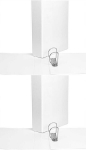 Segregaator Biurfol A4, 65mm, 2 r&otilde;ngast, valge, 2 tk.
