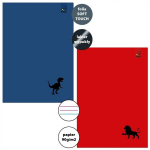 M&auml;rkmik A5, 32 lehte, 90g, 3 rida, "metsik" disain (10 tk.)