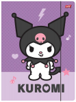 Kuromi A4 kummipaelaga k&ouml;itja t&uuml;drukule
