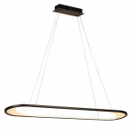 SATURNO CONVESSO LED ripplamp, 100 cm, 40W, must