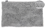 Vannimatt imav, pestav, libisemiskindel, hall 50 &times; 80 cm, Vonios kilimėlis sugeriantis, skalbiamas, neslystantis, pilkas 50 &times; 80 cm