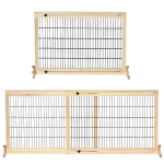 Liugv&auml;rav puidust koerale PawHut naturaalne, 202,5 ​​x 76 cm, Natūrali mediena