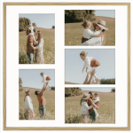 Fotogalerii v&auml;rviga tamm 50x50 cm 5 fotole m&otilde;&otilde;tmetega 15x21 cm