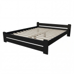 Voodi Palanga, 120x200 cm, Must