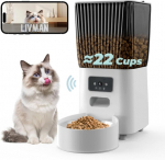 Automaatne lemmikloomade toidujagaja kaamera, wifi, 5l mahutavuse ja &auml;pi juhtimisega LIVMAN PF-5L