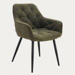 FUSSY roheline kangast tool 57x63x84 cm &ndash; stiilne mugavus kaasaegsetesse interj&ouml;&ouml;ridesse