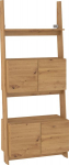 RACK RAC-08 esitlusriiul 80-2D &ndash; Artisan tamm, kaasaegne avatud riiul ustega