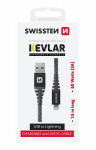 Swissten Kevlar Usb-lightning 1,5m 60w 3a laadimiskaabel