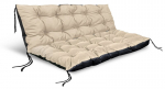 Aiapadjakomplekt 120/80 cm + 120/40 cm pingile, alused, veekindel, beež