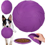 Frisbi sobakile, 2 in 1, aportivochnyj диск, kauss edy jaoks, l&auml;bim&otilde;&otilde;t 18 cm, lilla