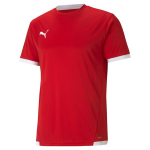 PUMA meeste vabaajas&auml;rk PUMA teamLIGA Jersey Puma Red-Puma White - 70491701, punane