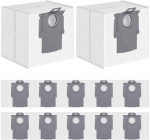 Roborock 8.04.0032 12 tk &uuml;hekordsed tolmukotid valge H5 tolmuimeja tarvik