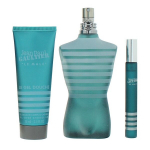 Komplekt Jean Paul Gaultier: Le Male, tualettvesi, meestele, 125 ml + Le Male, tualettvesi, meestele, 10 ml + Le Male, puhastav, du&scaron;igeel, k&otilde;igile nahat&uuml;&uuml;pidele, 75 ml