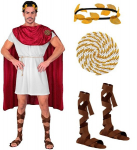 "SPARTACUS" (tuunika, v&ouml;&ouml;, keep, sandaalid, loorberip&auml;rj)