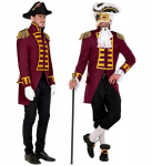 Meeste "BURGUNDY PARADE COAT"