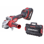 Akuga nurklihvija Worcraft 20V LI-ION 125mm, 2 aku ja laadijaga