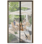 Sailimay magnetiline putukav&otilde;rk uksele 95x210 cm, must