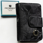 Naiste ehtsast nahast rahakott Peterson, must