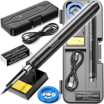 Juhtmeta jootekolb USB-C-ga, akuga, Akumuliatorinis lituoklis su USB-C, su akumuliatoriumi