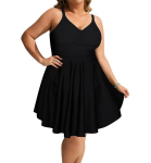 Ujumisriided naistele Hanna Nicole, must