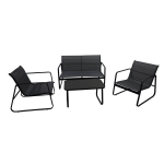 Aiam&ouml;&ouml;blikomplekt Patio Soho, 4-kohaline, klaasiga, hall