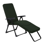 Aiatool lamamistool Patio Modena Black Edition jalatoega, roheline pol&uuml;ester