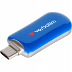 USB pulk Verbatim Plectra Blue 64gb Usb-c Usb-m&auml;lupulk