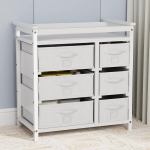 Korimefa beebi m&auml;hkimislauad, m&auml;hkimisriiulid paplist, maksimaalne kandev&otilde;ime 20 kg lastele vanuses 1-3 aastat (valge/lineaarne)