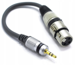 Adapter Xlr Female &ndash; Mini Jack 3,5 Trs Vitalco