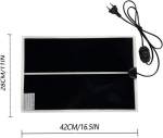 Roomajate soojendusmatt, 42 x 28 cm, termostaadiga